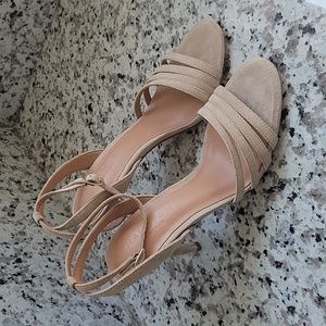 Halston Heritage  Suede heels US sz 6